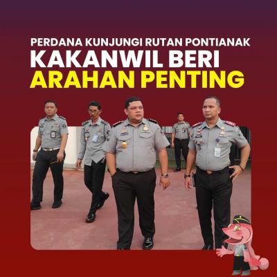 Kakanwil Muhammad Tito Andrianto Beri Arahan Penting ke Petugas Rutan Pontianak